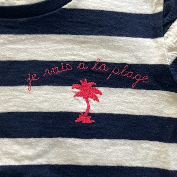 Striped JCrew beach t - Picture 2 of 3